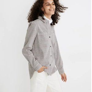 Corduroy Classic Ex-Boyfriend Shirt in Dermott Plaid